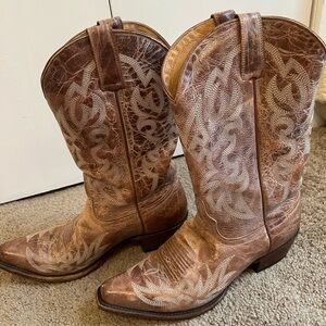 Shyanne genuine leather cowgirl boots